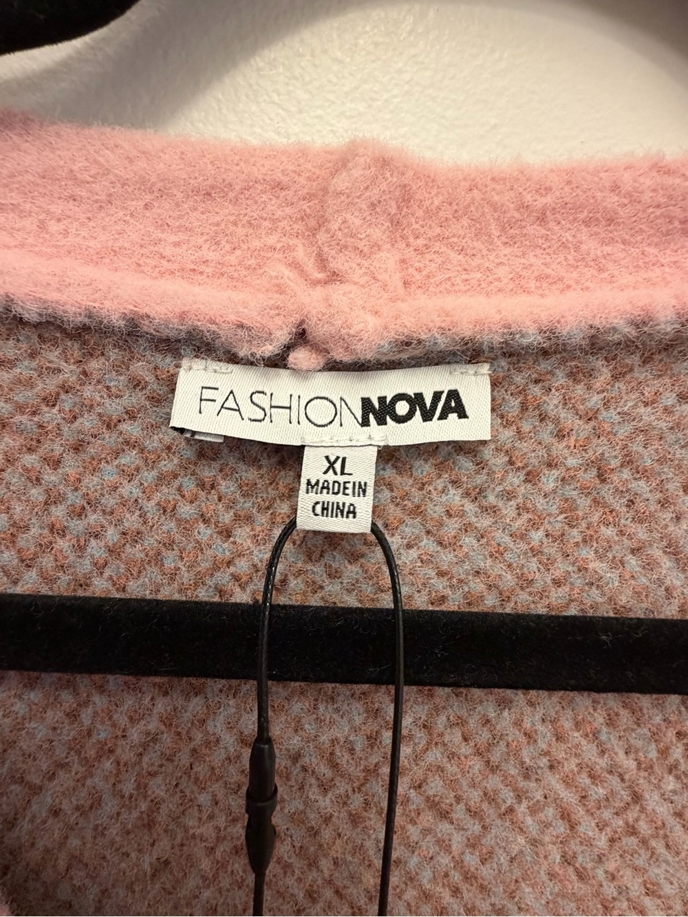 NWT Fashion Nova Pink Orange Maroon Colorful Long Sleeve Sweater Dress Size XL - Picture 3 of 9